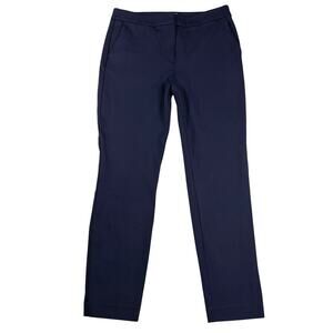 Boden Highgate Ponte Ankle Pants Navy Blue 28" Inseam Size 10L